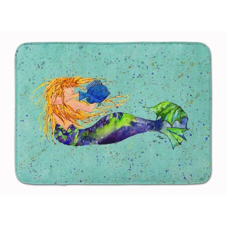 Carolines Treasures Mermaid Machine Washable Memory Foam Mat 8336-RUG